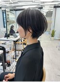 黒髪カタログ/ボブルフ/小顔に見せるヘア/ワンレン