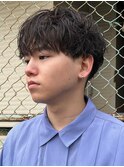 波巻きパーマスパイラルパーマツイストスパイラルパーマメンズ