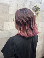 プライベートガーデンルーア(Private Garden Lua)&nbsp;バレイヤージュ×チェリーピンク　10代20代30代◎