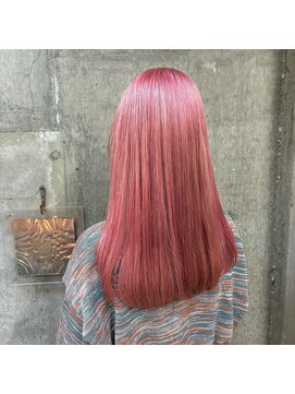 アジリ(agili) 20代30代40代/ロングレイヤー/ハイトーン/ピンクカラー