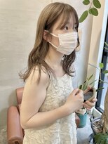 ニール 名古屋 伏見 丸の内(NEELU)&nbsp;【Neelu_tomoya】1ブリーチ柔らかベージュ