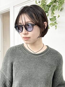 グリーン 高田馬場(green) 【SANA】シースルーバングミニボブヘア