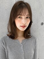 ★くびれレイヤーデジタルパーマアプリコットオレンジレイヤー