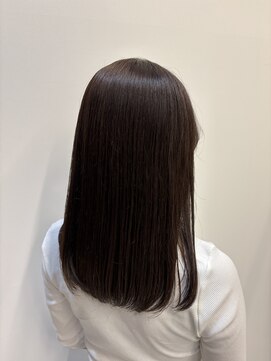 アチーブリス(achieve Liss) ナチュラルベージュ艶カラーストレート髪質改善トリートメント