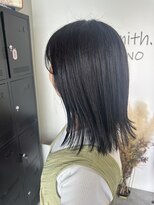 スミス 上野(smith)&nbsp;ブルーブラック切りっぱなしボブレイヤー