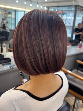 ジュール 池袋(Joule) パツっとボブ×ラベンダー