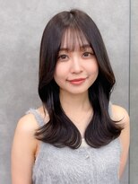 ロンド ブランシュ 錦糸町北口(Lond blanche)&nbsp;オリーブグレー/韓国風巻き/レイヤーカット/くすみベージュ