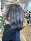 白髪ぼかしハイライト