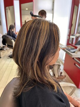 ハイライト、オンカラー