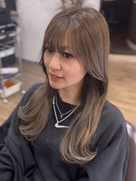 ヴィヴィ(VIVIE) 小顔前髪質改善ココアベージュオリーブグレー韓国くびれヘア