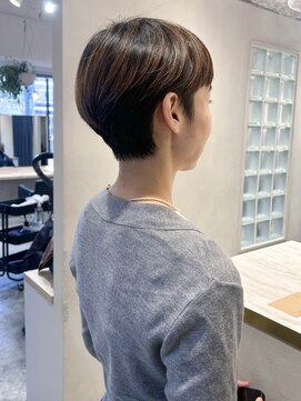 レトン 銀座(leton) ベリーショート/ショートボブ/ハイライト/マッシュウルフ/銀座
