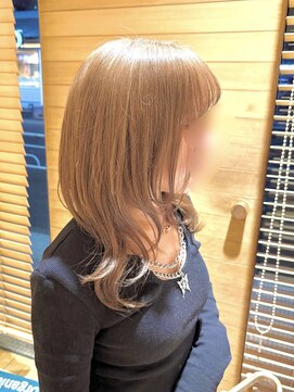 オーガニックエコ 川越(organic+eco) 20代30代◎海外風ミディアムレイヤー×くびれカット