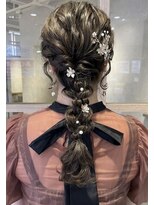 サロン 名和店(SALON)&nbsp;オリーブベージュ×編み下ろし　by mika