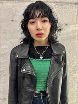ユイマァル 岡山(YUIMARL)&nbsp;岡山レイヤーパーマ20代30代レイヤーウルフパーマスタイル