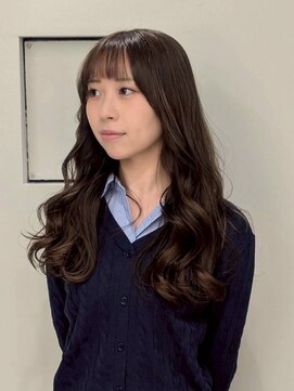 エニフォーイーストハム(Eni for eastham) ロングレイヤー/チョコレートブラウン/艶髪
