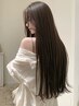 【朝のアイロン卒業へ◎/冬の乾燥/保湿縮毛矯正】 ストレート+小顔カット