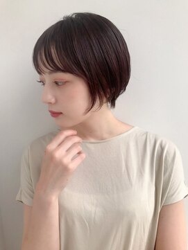 ルッソカルム(Lusso calme) ショートボブ/大人ショートヘア/丸みショート/30代40代50代