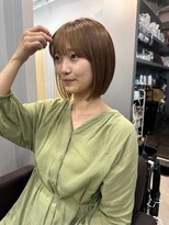 アトレ アネックス(attrait ANNEX)&nbsp;透明感のあるブラウンボブ × 丁寧なカット＆カラーで叶う上品