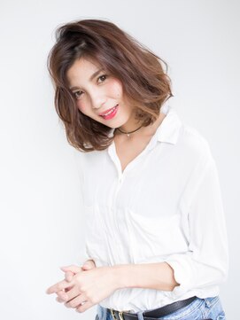 ジェム(GEM) **Gem Garden**ハネさせない☆無造作ウェーブボブ