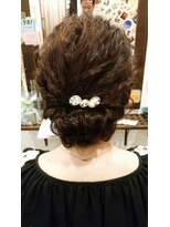 ヘアー ド ブラン(Hair de Brun)&nbsp;☆パーティーヘア☆後ろふわふわ系☆笑