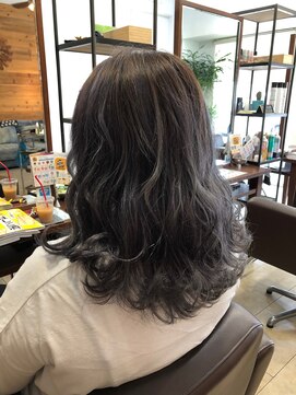 ラブリッシュ(LOVERICHE) お客様スタイル 20代女性 ブルーパープルグラデーションカラー