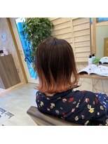アグ ヘアー ルパノ いわき店(Agu hair rpano) 冬にもオススメ◎ピンク系グラデーションカラー