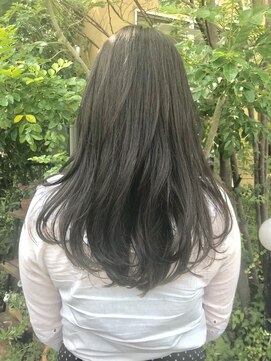 ヘアーズ 沖浜店(HAIRZ) 《HAIRZ》大坂☆ダークグレージュロング