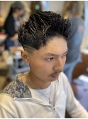フェードカット×ラインアップ