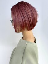 アイティー バイ アルバム 中野店(IT by ALBUM)&nbsp;シアピンク_マロンベージュAラインボブかきあげロング_ba330402