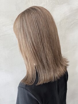 ペスカ 長町南店(pesca) シークレットハイライト × ミルクティーベージュ (OIKAWA)