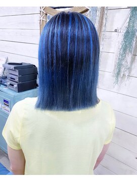 トーク 伊丹本店(TAL'KE) TAL'KE/バレイヤージュ×ブルー_1003