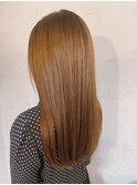 髪質改善プレミアムストレート×くすみベージュ　20代30代40代