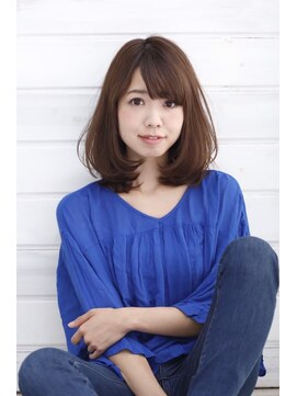 ササボー(sasaboo) 自然派！ナチュラルミディアムボブ