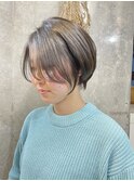 バッサリクセ毛ショート