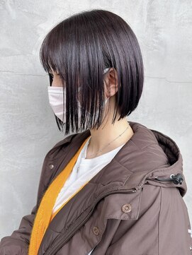 キラ 原宿(KILLA) インナーカラーイヤリングカラーダブルカラー波巻きグレージュ