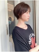 丸みショートペールブラウン［新潟/万代］