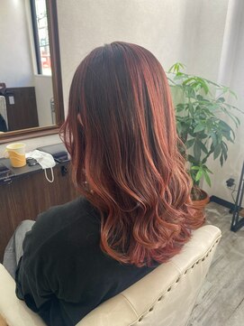 ベルヘアーデザイン 堺東(Belle hair Design) ピンキーハイライト♪