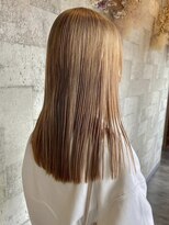 ミルヘアデザイン(mil hair design)&nbsp;ミルクティーベージュダブルカラーインナーカラーケアブリーチ