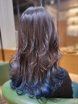 レン(Re:N)&nbsp;ロング×裾カラー×ブルー