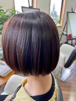 ループ Roop hairmakeStudioの写真/【水沢駅5分】ダメージレスで自然なストレートに仕上げます。理想のスタイルに♪