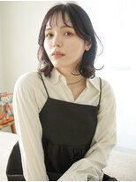 ラヴィズム 松崎店(LUVISM)&nbsp;ミディアム顔周りレイヤーおくれ毛前髪新潟東区/松崎/