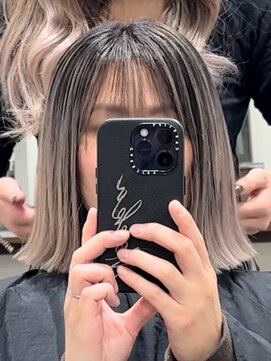 ミュウアンド(Mew＆) 【フロントスタイル×前髪ありバレイヤージュ】