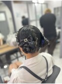 お団子ツインテール