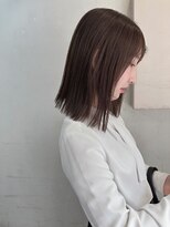 キャンバス バイ ネオリーブ 横浜西口(Canvas by neo.)&nbsp;くびれヘア ボブレイヤー こっくりブランジュ 秋冬カラー ボブ