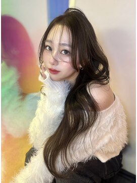 ユーフォリア 渋谷グランデ(Euphoria SHIBUYA GRANDE) オリーブベージュ 韓国ヘア レイヤーカット