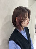 キング(K!ng)&nbsp;縮毛矯正髪質改善ハイライトレイヤーカット楠葉美容室エクステ