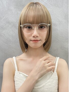 ロンドプロフィール 浦和(Lond profil) ブリーチなしカラー伸ばしかけヘア簡単スタイリング小顔ヘア