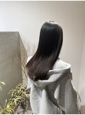 顔まわりレイヤーロング/ストレート