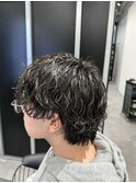 メンズマッシュ×波巻きパーマ