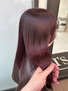 アイズ 横浜(IS) ピンクラベンダー/ブリーチなし/横浜/髪質改善